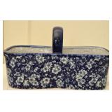 Heavy China Blue MANN Ceramic Planter Footbath