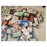 Collection of vintage advertising matchboxes