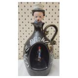 Vintage ' Little Brown Jug ' musical decanter