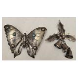 Mexico silver butterfly and .925 pin