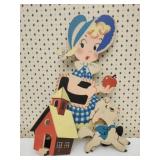 Vintage Mother Goose PinUps wall hanging set