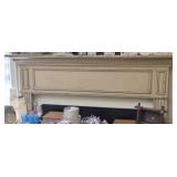 Decorative mantel approx. 6'4'x5'x9' MANTLE ONLY