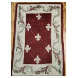 Red Formal Area Rug