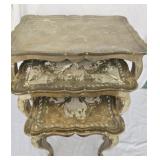 Nesting set of 3 Italian Florentine tables