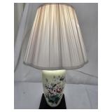 Japanese cloisonne vase turned in to lamp