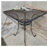 Iron outdoor table
