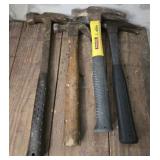 Lot of 4 hammers