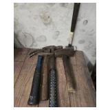 Lot of different hammers