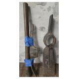 Lot of 2 pick axe heads