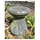 Concrete fountain bottom