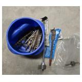 Estate lot of drill bits