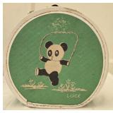Vintage 1950s Luce Panda Bear Box & Contents