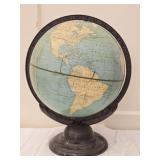 Vintage Metal Frame Decorative Globe