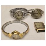 Lot of 4 vintage or antique watches