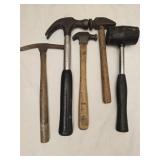 Estate lot of hammers