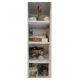 Cabinet FULL of Misc Household Decor