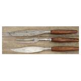 Mid Century Modern Teak Wood Utensils