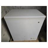 White small deep freezer working