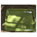 Green platter plastic