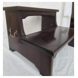 Wood 2 step stool