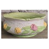 Demdaco 2001 Ceramic Tulip Floral Bowl