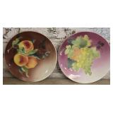 Pair of K & G France Fruit Collector Plates
