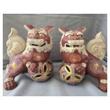 Set of Andrea by Sadek Japanese Foo Dog bookends