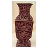 Decorative Red Vase