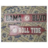 Lot of Alabama football sign