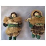 Vintage Inuit or Eskimo dolls