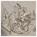 Lot of glass prisms