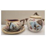 3 piece set of Asian style tea set