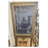 Very Nice Advertising Easel with Chalkboard