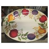 Fruit pattern platter