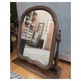 Vintage wood mirror