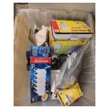 Tote lot of light bulbs and more