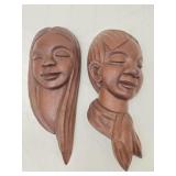 Jose Pinal Wooden Sculptures Male & Female