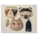 Collection of Misc Folk Masks and More