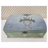 Vintage style decorative wooden box