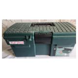 Tackle box with fishing supplies