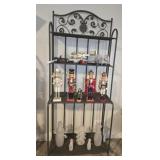 Metal 4 shelf shelving unit contents not included