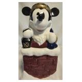 Mickey Mouse Christmas cookie jar
