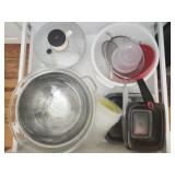 Estate drawer lot of cookware