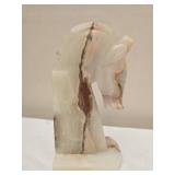 Marble horse head