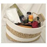 Basket with contents