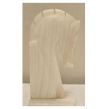 Marble horse head