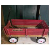 Vintage Radio Flyer Wooden Town Wagon