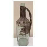 Large glass bottle
