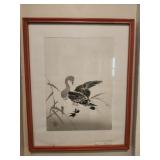 Framed print Japanese A Wild Goose
