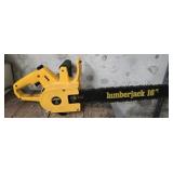 Wagner lumberjack electric chainsaw working